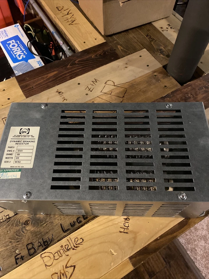IPC Dynamic Braking Resistor Ser # 94763 - Image 1 of 2