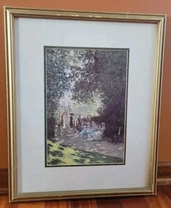 Monet Parc Monceau Paris Framed Matted Garden Art Print READ - Picture 1 of 21