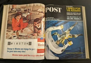 1965 SATURDAY EVENING POST Library Bound Vol 238 With Covers - Picture 1 of 9