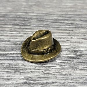 Monopoly Indiana Jones Replacement Hat Token Gold Tone Part Piece Mover