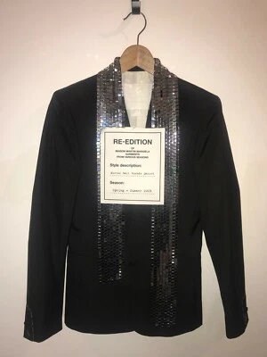 BRAND NEW*** MAISON MARTIN MARGIELA FOR H&M MIRROR SCARF BLAZER SIZE 44(UK34R) - Image 1 of 4