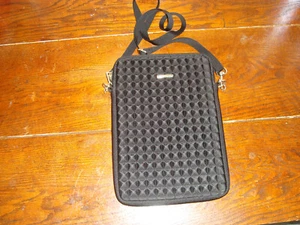 REBECCA MINKOFF BLACK PADDED TABLET IPAD CROSSBODY HANDBAG PURSE BNWOT! - Picture 1 of 8