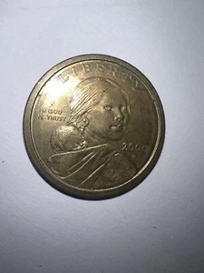 2000 P Sacagawea One Dollar Coin US Liberty - Picture 1 of 2