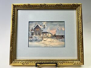Charles L Peterson Framted and Matted Print Country Doctor Ghost Art