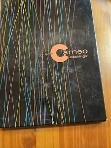 Cameo 10,5 M Seamless Nylons Netzstrümpfe Overknee Transparent Rose Beige 3 Paar Neu - Bild 1 von 7