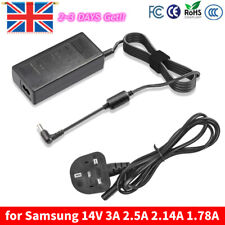 14V 3A Charger for Samsung SyncMaster Screen TFT LED LCD Monitor TV Power Supply
