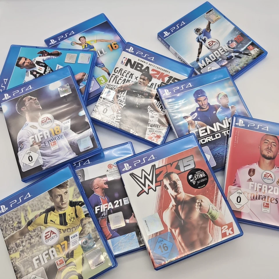Playstation PS4 Sport Spiele Auswahl | Fußball Fifa Tennis WWE NBA Madden Rennen - Bild 1 von 1
