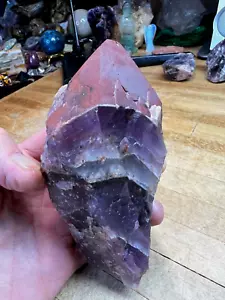 Auralite 23 Amethyst Crystal Gemstone Natural Healing Laser Point Specimen 533 - Picture 1 of 13