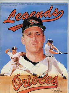 1991 Legends Sports Memorabilia Vol.4 #5 Cal Ripken 3° Anniv. Condizioni EX - Foto 1 di 2