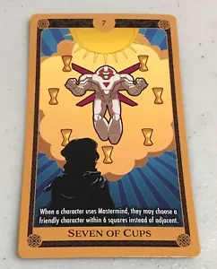 SEVEN OF CUPS X-Men X of Swords Marvel Heroclix Tarot Card - Foto 1 di 1