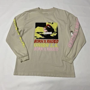 RARA Camisa Colab Born X Raised x Union LA Manga Larga L/S Beige Pequeña S Jersey - Imagen 1 de 16