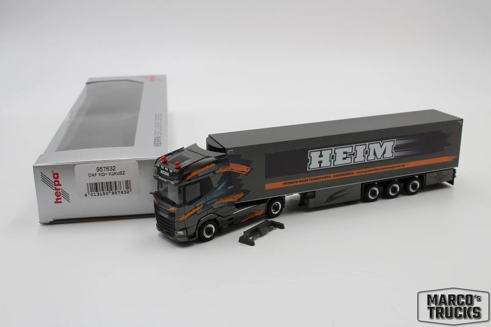 Herpa DAF XG+ Kühlsattelzug „Patrick Heim“ Nr. 957632 1:87 /HN3343 - Bild 1 von 1