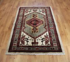 Traditional Vintage Wool Handmade Classic Oriental Area Rug Carpet 162X 107cm