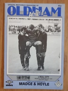 Oldham Athletic v Hull City - League Division 2 Programme - Dec 28th 1987 - VGC - Picture 1 of 3