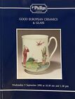 PHILLIPS Auction Catalog 9/5/1990 Good European Ceramics & Glass - London *