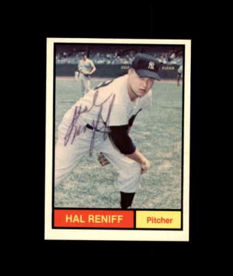 Hal Reniff Beckett BGS Signed 1982 Renata Galasso 1961 WS Autograph - Image 1 of 2