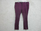Torrid Pants 3X Womens Pus Size Red Burgundy Joggers Pockets Stretch Modern Fit