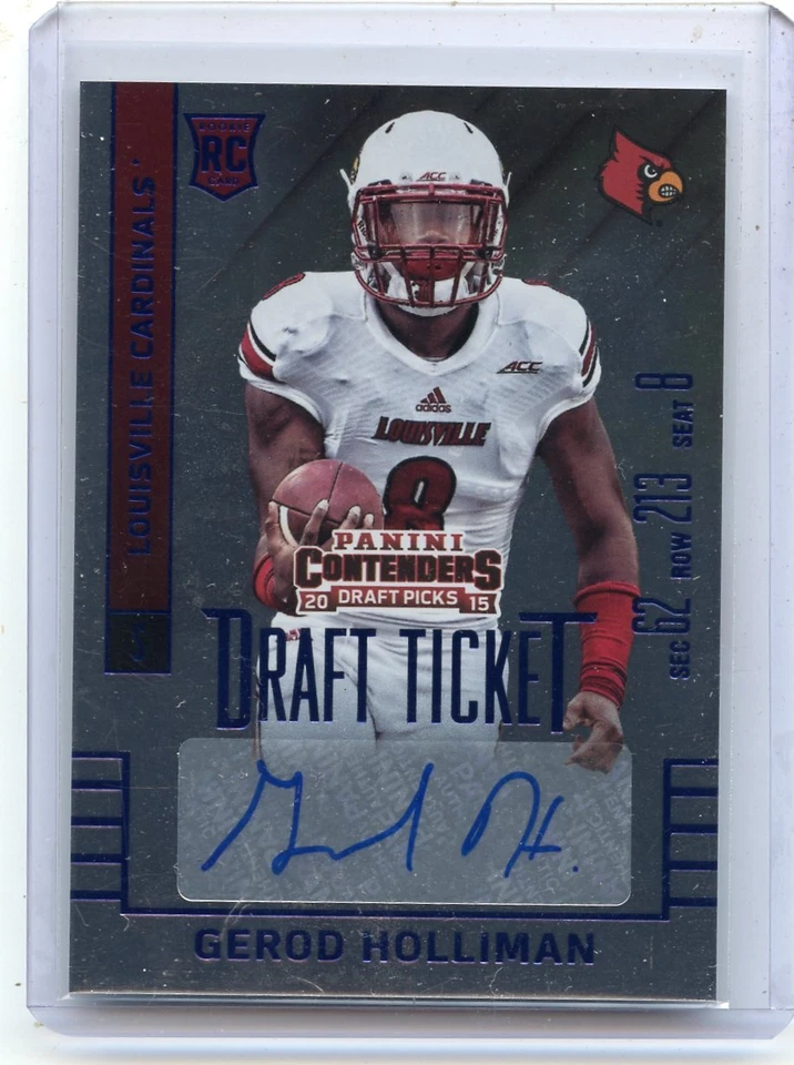 2015 CONTENDERS #189 GEROD HAMILTON AUTOGRAPH RC, LOUISVILLE, STEELERS, 111217 - Image 1 of 1