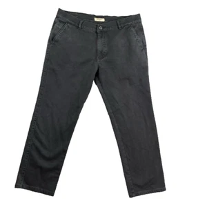 Burberry London Jeans Mens 35 Black Straight Leg Denim Baggy Hip Hop Grunge - Picture 1 of 15