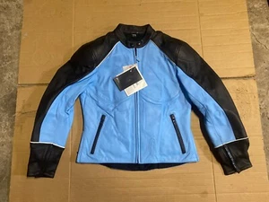 RICHA Ladies Leather Motorcycle Motorbike Jacket Size UK 12 = 36" chest (c70) - Picture 1 of 24