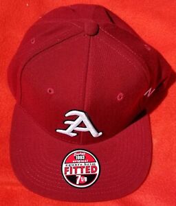 Arkansas Razorbacks,Zephy,Acryl-Wool Baseball Cap-7 1/8,Embroidered Hat,Red,New