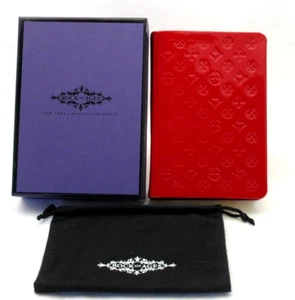 King James Bible Holy Bible Rock of Ages Patent Leather Cover 7x5 List$135 RED - Picture 1 of 11