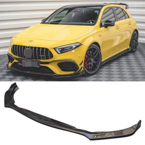 For 2019UP Mercedes Benz W177 A45 AMG MAX Carbon Fiber Front Bumper Lip Spoiler - Bild 1 von 16
