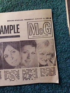Di21  Ephemera 1968 small picture Suzanne Parker Otford  - Picture 1 of 1
