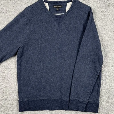 Banana Republic Sudadera Cuello Redondo Para Hombre Grande Azul Marino Manga Larga Pullover Foto 1 de 4