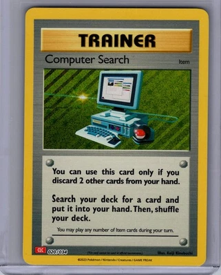 Pokemon Trading Card Game Classic #020/034 Computer Search (CLC) NM - Image 1 of 2