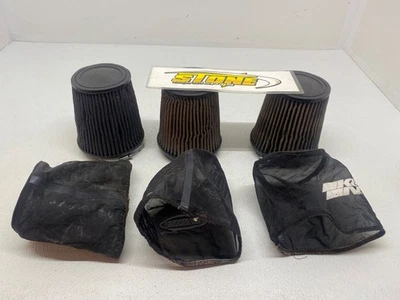 LOTE USADO DE 3 - K&N 4 3/8" ID FILTRO DE AIRE YAMAHA YFZ450R YFZ 450R 2009-2026 Foto 1 de 4
