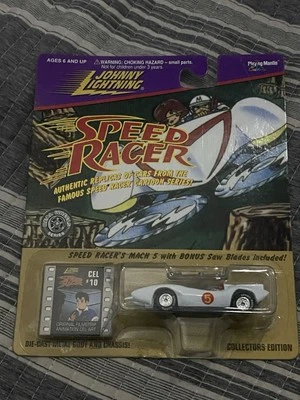Juego completo de 4 coches Johnny Lightning 1997 Speed Racer edición coleccionista con celdas Foto 1 de 4