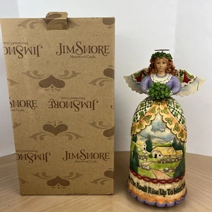 Jim Shore "May The Road Rise Up To Meet You" Musical Irish Angel Heartwood Creek - Picture 1 of 7