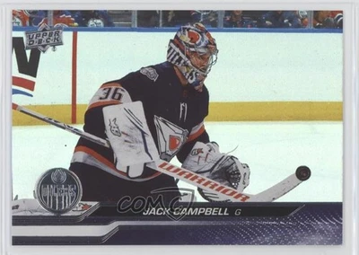 2023-24 Upper Deck Series 1 Silver Foil Jack Campbell #72 - Image 1 of 2