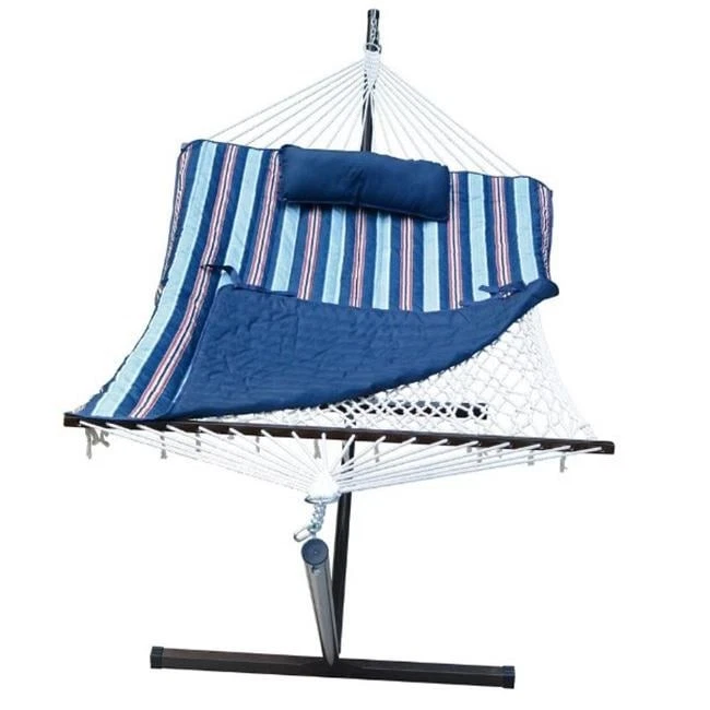 Algoma Net 8920ARBSTR 11 ft. Cotton Rope Hammock Stand - Pad & Pillow Combina... - Image 1 of 1
