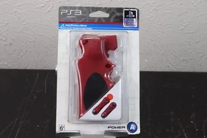 Power A Playstation Move Premium Grip Set Sony PS3 - RED - Picture 1 of 4
