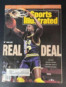 VINTAGE Lot of Shaquille O'Neil Rookie 1st Cover Magazines SHAQ Inside Sports SI - Picture 1 of 15