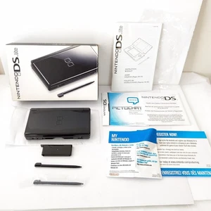 Nintendo DS Lite Onyx Black North America Excellent Rare - Picture 1 of 10