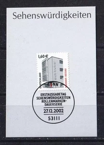 Germany Year 2002 Postage Stamp Bauhaus Building Architecture UNESCO Mi 2302 - Picture 1 of 1