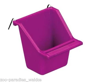 Vogelnapf, Vogel Futternapf / Trinknapf / mit Drahthalter + Sitzstange 7 x 6 x 7 - Bild 1 von 1