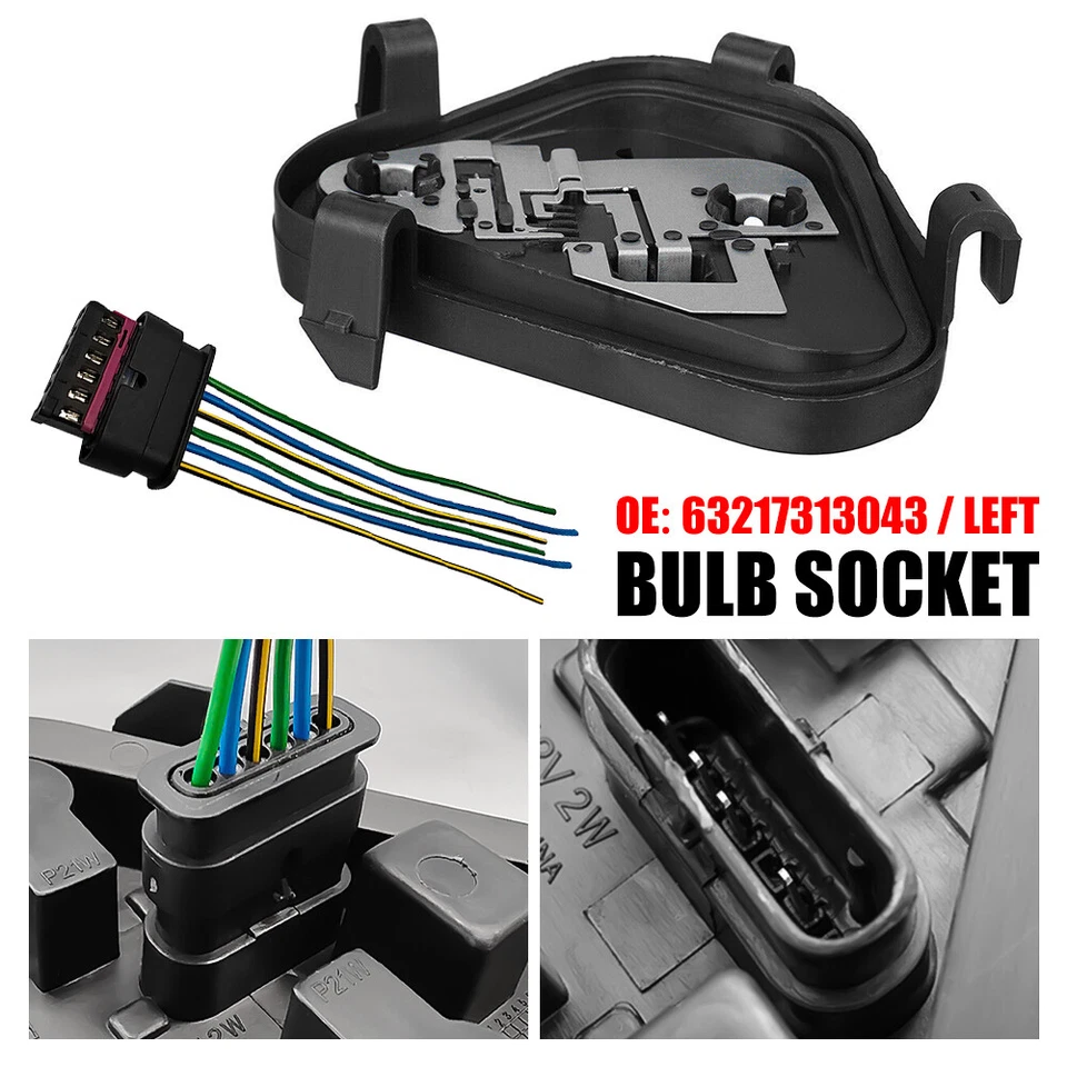 Brake Tail Light Bulb Socket Harness For Wire 2012-2013 328i BMW 335i Sedan S - Image 1 of 4