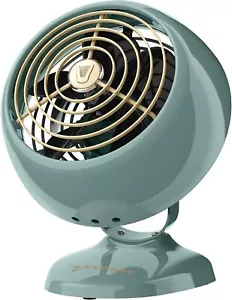 Vornado VFAN Mini Classic Vintage Fan | Retro Metal Air Circulator with Green - Picture 1 of 7