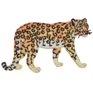 Leopard Applique Patch - Cougar, Cheetah, Panther Badge 3-3/8" (Iron on) - Picture 1 of 1