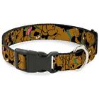 NEW SCOOBY DOO DOG COLLAR STACKED CLOSE-UP POSES LICENSED CHOOSE SIZE