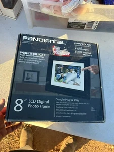 Pandigital 8 Inch Digital Picture Frame, With Extra Frame & Remote Pan8056w02t - Picture 1 of 5