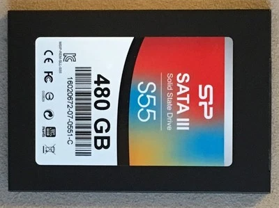 SILICON POWER SLIM S55 480GB 2.5" INTERNAL SOLID STATE DISK SSD SP480GBSS3S55S25 - Image 1 of 2
