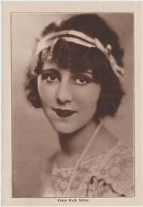 Revista de películas Patsy Ruth Miller de finales de 1920 foto impresa en papel 5,5 X 8 - Imagen 1 de 2