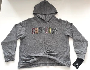 NEW ~ Converse ~ Girl's hoodie Pullover ~ Size Large ~ Gray - Picture 1 of 11