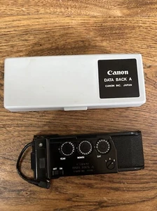 Canon DATA BACK Databack A For AE-1 AE-1 Program A-1 - USA Seller w Case - Picture 1 of 14