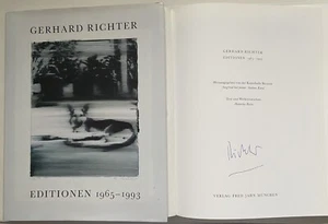 Gerhard Richter signiert Katalog Original signed Unterschrift Autogramm Signatur - Bild 1 von 6
